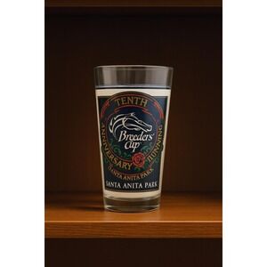 Vintage Breeders' Cup 1993 Santa Anita Park Racing Glass by Libbey